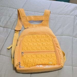 Lug Yellow Quilted Backpack